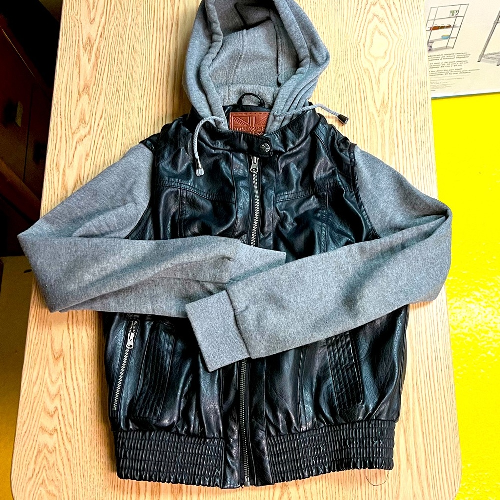 Women’s Pleather/Cotton Jacket